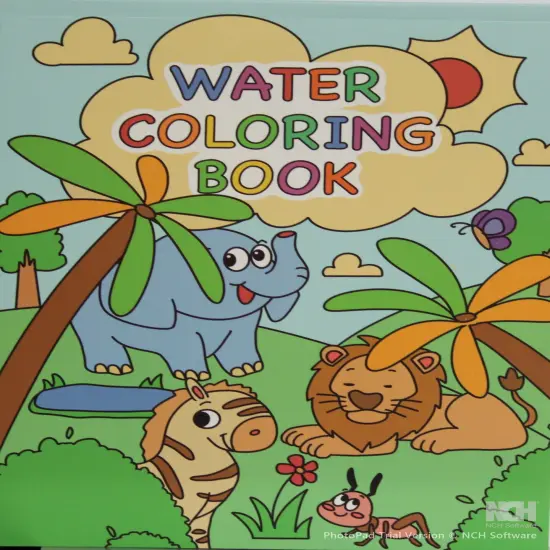 Animal Alphabet Water Coloring Book {1}