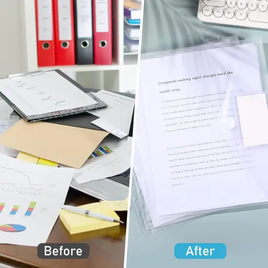 100 Pcs Binder Envelope with Hook and Loop {5}