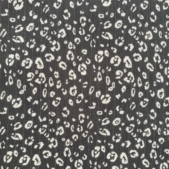 1 Yard Charcoal Beige Lurex Rayon Crinkle Apparel Fabric 50/52 inches Width {3}