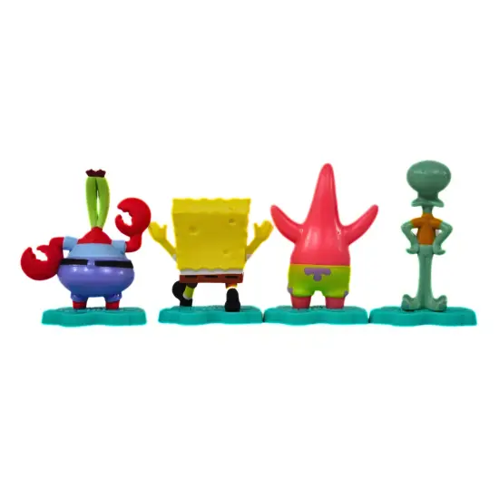 Legend Toys SpongeBob SquarePants Mini Figures 4-Pack &ndash; Collectible Nickelodeon Toy Set-Officially Licensed {4}