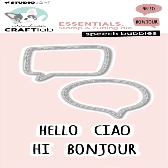 Studio Light Essentials Cutting Die-Nr. 89, Speech Bubbles {1}