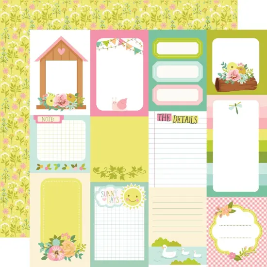 Tea Garden Double-Sided Cardstock 12"X12" {2}