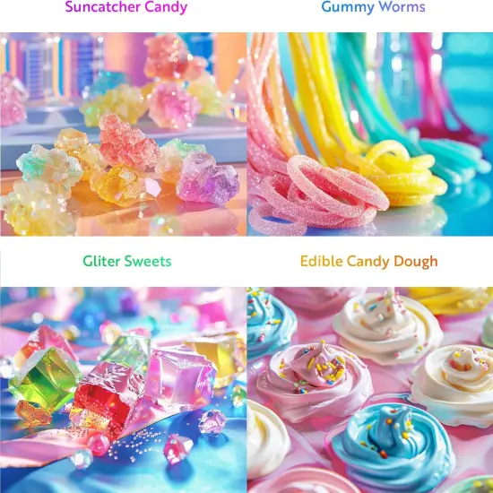 Edible Candy Making Science Kit for Kids Ages 8-12 Years Old - Food Science Chemistry Kid Science Kit with 40 Experiments to Make Your Own Chocolates, Educational Science Kits for Boy & Girls {3}