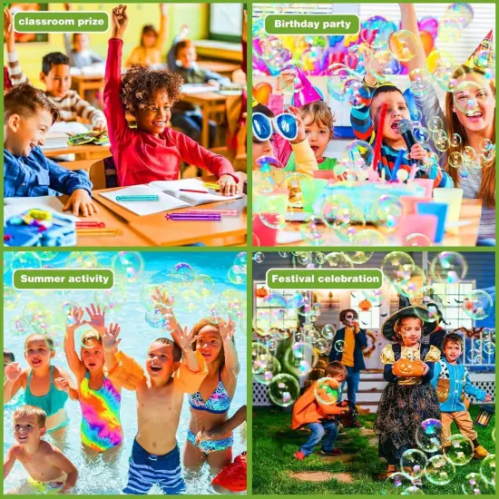 32 Pcs 8 Style Bubbles Party Favors for Kids, Mini Star Bubble Wand Bulk in Gift Box as Goody Bags Stuffer, Party Supplies for Toddlers,Carnival Prizes Toy, Birthday Treats, Classroom prizes {2}