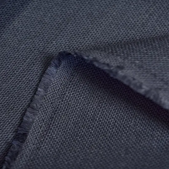 1 Yard Solid Platinum Pure Linen Fabric Heavyweight 15.5 oz 54 Inches Wide {5}