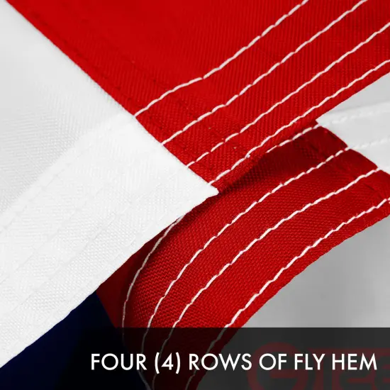 G128 3 Pack: Betsy Ross Flag | 3x5 Ft | ToughWeave Series Embroidered 300D Polyester | Historical Flag, Embroidered Design, Indoor/Outdoor, Brass Grommets {5}