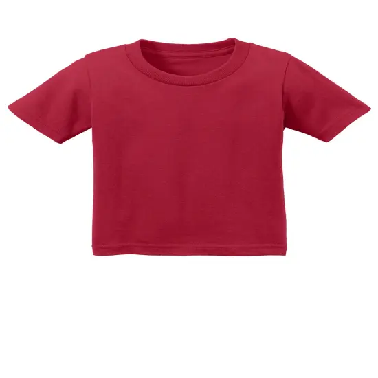 Port & Company&reg; Infant Core Cotton Tee Red {2}