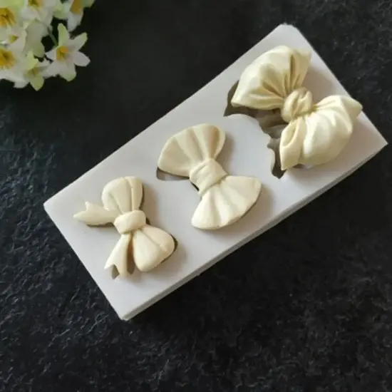 Perfect Puff Bow Trio Silicone Mold {1}