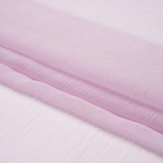 1 Yard Lavender Fog Sheer Crinkled Silk Chiffon Fabric for Flowing Dresses Scarves 43 inch Width {4}