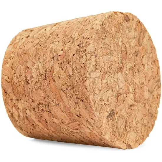 20 Pack Size 16 Large Tapered Corks for Crafts, DIY Art Projects, Stoppers for Wine, Beer Bottles (1.34 x 1 x 1.1 In) Brown {7}