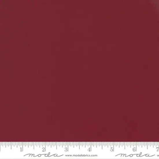Kansas Red Bella Solids 44"/45" Fabric Per Yard {1}