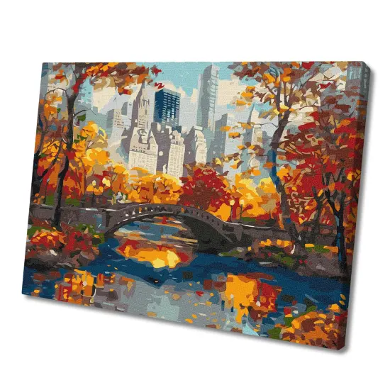 Painting by Numbers kit Golden park KHO3656 {1}
