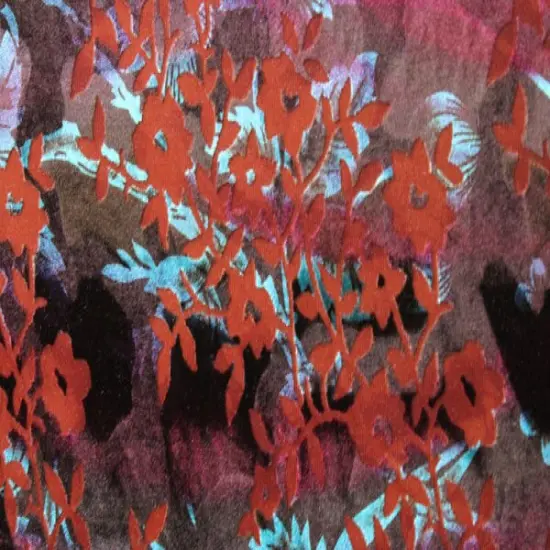 1 Yard Dainty Floral Fabric Multipurpose 36" x 60" Purple {2}