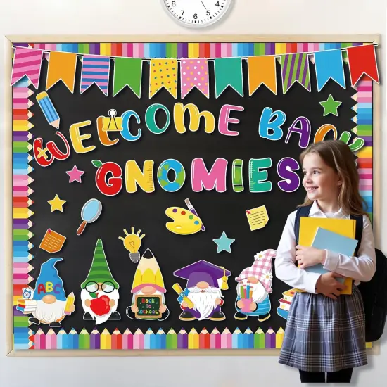 62Pcs Back to School Bulletin Board Decorations {3}