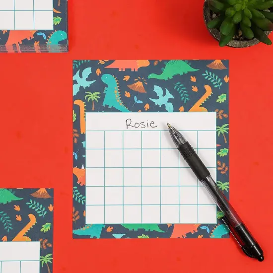 Dinosaur Incentive Charts for Classroom, Chore Board for Kids (6 x 5.25 In, 60 Sheets) White {3}
