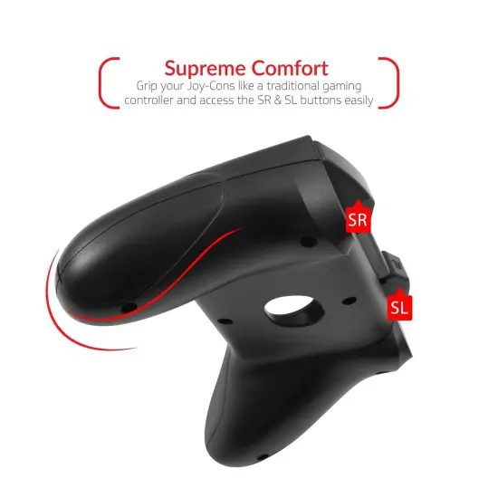 for Nintendo Switch Joy Con Grip, Joycon Controller Holder for Nintendo Accessories, Black {2}