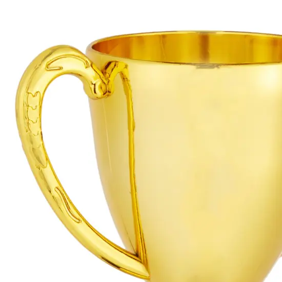 3 Pack 7 Inch Gold Plastic Trophies for Kids - Award Trophy Cup Set for Sports Tournaments, Competitions {6}