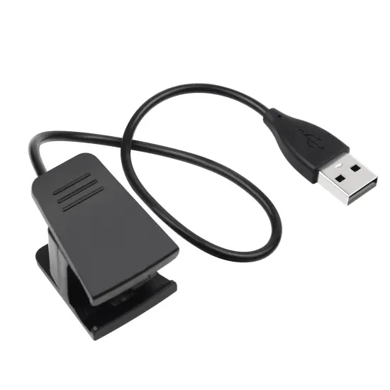 Insten Replacement USB Charger Charging Dock Cord Cable Adapter compatible with Fitbit Charge 2 Smart Fitness Activity Tracker Bracelet Wristband Black {6}