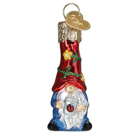Old World Christmas 2.25 In Mini Garden Gnome Christmas Tree Ornament , Mythical Beings Multicolored {1}