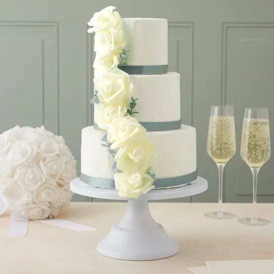 Juvale 100 Pack Ivory Artificial Flowers - 3 Inches, Fake Carnations for Wedding, Bridal Shower & Valentine's Day Decorations, Arts and Crafts {7}