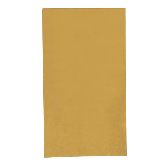 120-Pack Gold Dinner Napkins for Party - Disposable Gold Paper Napkins for Wedding, Birthday, Graduation, 7.5x4.25 In {1}