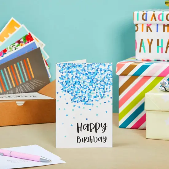 36 Pack Birthday Cards with Envelopes Bulk, Blank Inside for Office, Friends, and Kids (36 Unique Assorted Designs, 4x6 in) Multicolor {4}