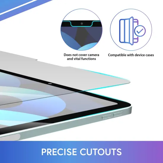 2-Pack Screen Protector Compatible with iPad Air 4th/ 5th (10.9 inch), iPad Pro 11 inch All Models (2022, 2021, 2020, 2018) Tempered Glass HD Clear {5}