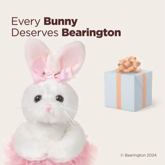 Bearington Lil' Twirls Bunny Ballerina 6 In Stuffed Animals - Plush Toys For Girls, For Ages 1-14 Pink {5}