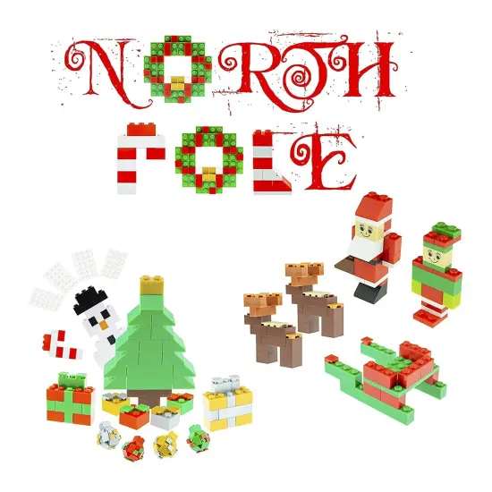 Strictly Briks Classic Bricks Advent Calendar for Kids and Toddlers, Countdown to Christmas Building Block Toy, 100% Compatible with All Major Brick Brands, Christmas Fun Theme, 416 Pieces {4}