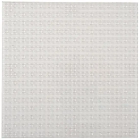 Strictly Briks Large Classic Stackable Baseplates, For Building Bricks, Bases for Tables, Mats, and More, 100% Compatible with All Major Brands, Clear, 1 Piece, 10x10 Inches, Ages 3-14 {1}