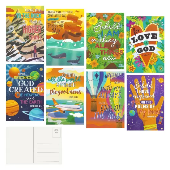 Motivational and Inspirational Religious Postcards (4 x 6 In, 40 Count) {7}