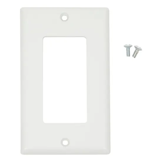 12 Piece Standard Light Switch Plates and Outlet Covers, 1-Gang, 2-Gang, Duplex Receptacle for Wall, White {3}