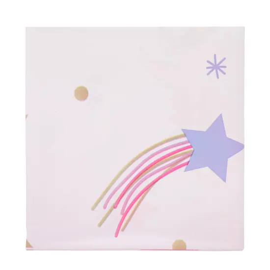 3 Pack Pink Plastic Space Table Cover for Girls Outer Space Birthday Party Supplies (54 x 108 In) {5}