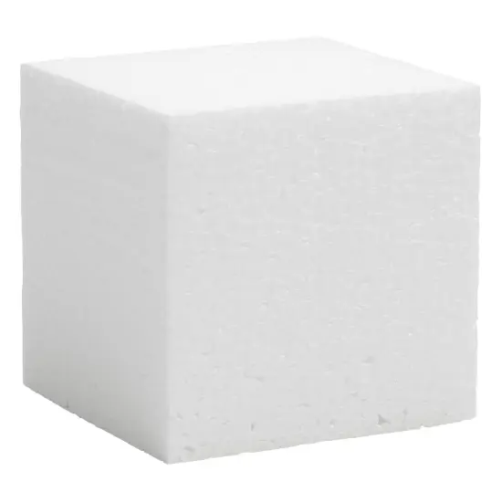 30 Pack Foam Craft Blocks for Modeling, 3 Inch Mini Square Cubes for Sculpting, School Projects (White Polystrene) {7}