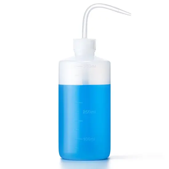 3-Pack Plastic Squeeze Bottles, Squirt Container with Angle Bent Tip, 16 oz Clear {4}