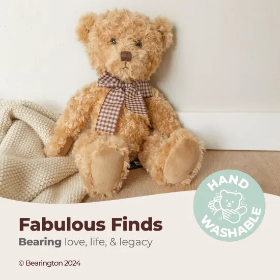 Bearington Theodore The Brown Teddy Bear Plush, 17 Inch Bear Stuffed Animal, For Ages 3-14 {3}