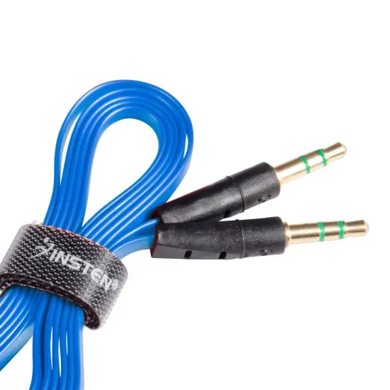 Insten 3.5mm Audio Cable Male to Male 3.3ft Aux Stereo Extension Cable Cord for iPad iPhone 6S 6 Plus iPod Touch Nano Classic / Samsung Galaxy S9 S10 S9+ S8 S7 S6 J7 J3 Plus Edg, Dark Blue {3}