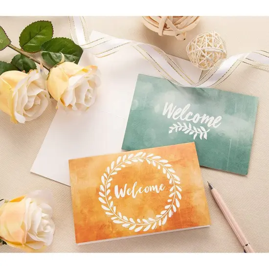 48 Pack Welcome Cards Bulk for Guests, Team Employees, New Home, or Wedding (4x6 in) {3}