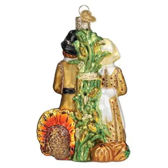 Old World Christmas 4.75 In Pilgrim Thanksgiving Thanksgiving Tree Ornament , Ornament Autumn Feast Turkey Brown {2}