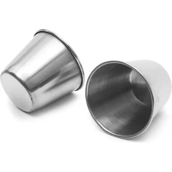 French Fry Holder, Finger Food Cones (2 Pack) Silver {5}