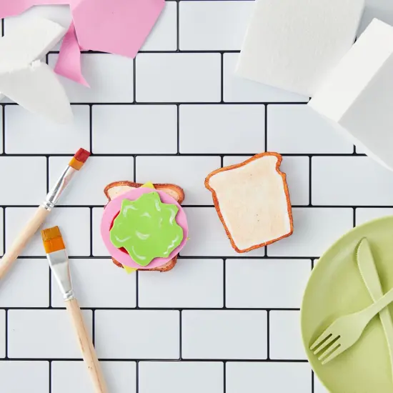 20 Pack Foam Blocks for Crafts, Polystyrene Brick Rectangles for Floral Arrangements, Art Supplies (White, 4 x 4 x 2 in) {6}