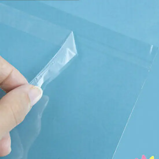 Strong Self-Sealing Bags with Lip 8 3/4" x 11 1/4" 1.6 mil {3}