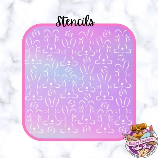 Rabbit Easter Stencils {2}