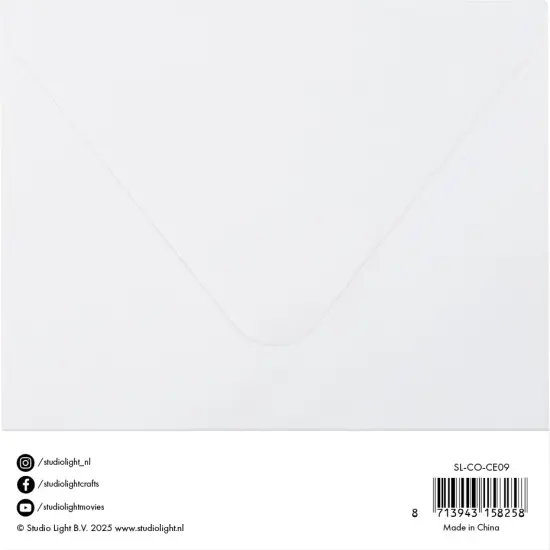Studio Light Consumables 6"X6" Cards & Envelopes 20/Pkg-Nr. 09 White {3}