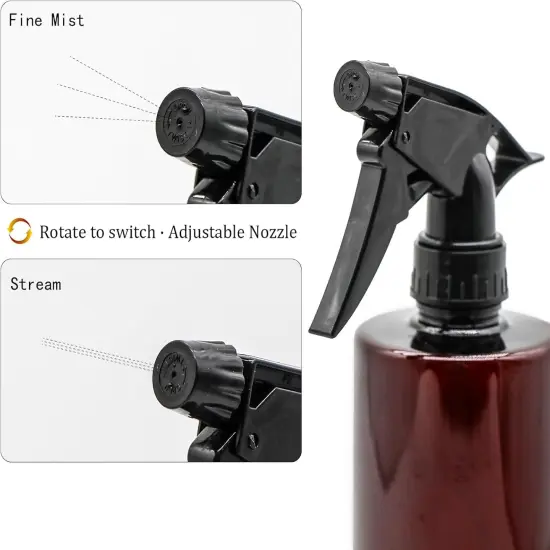 Water Spray Bottle 2 Pack - Amber {4}