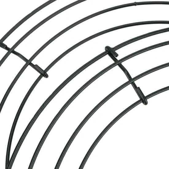 20 Pack 10 Inch Round Wire Wreath Frames, Metal Floral Wreath Frame, Metal Wreath Rings for Christmas New Year Party Home Decor DIY Crafts Supplies, Dark Green {3}