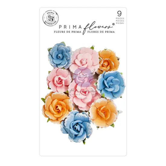 Spring Abstract Collection Flowers - Abstract Bliss - 9 pcs mulberry paper  {1}