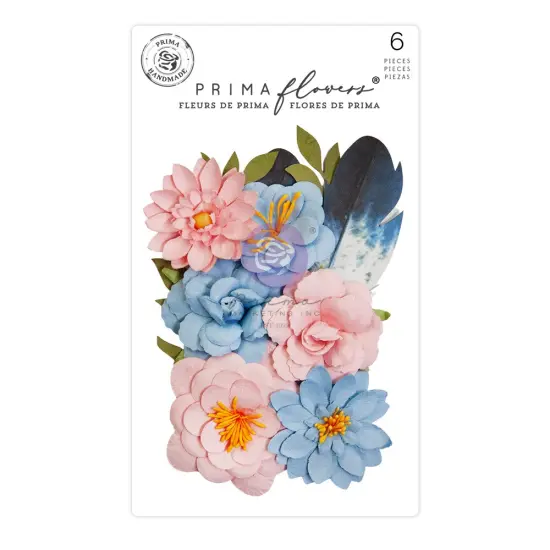 Spring Abstract Collection Flowers - Painted Notes - 10 pcs mulberry paper  {1}