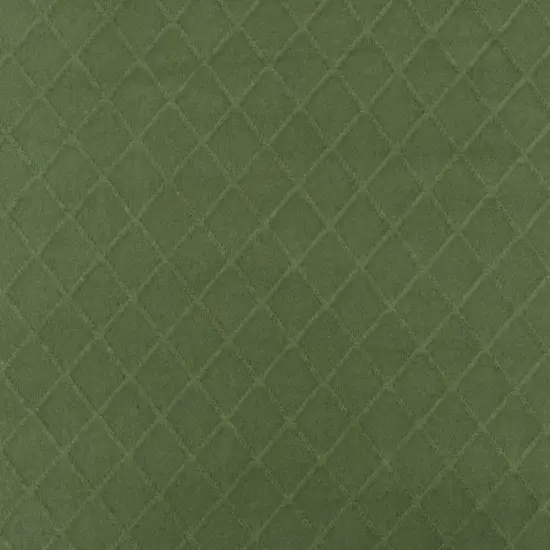 Herbal Green Famous Maker Diamond Jacquard Stretch Activewear Knit Fabric By the Yard {1}