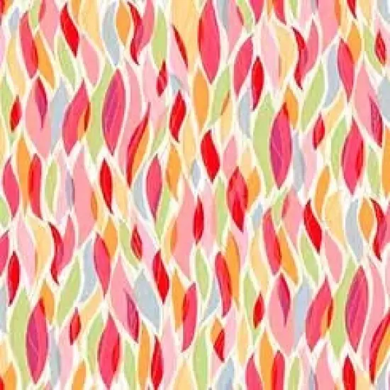 Pink Wavy Geo Jubilee 44"/45" Fabric Per Yard {1}